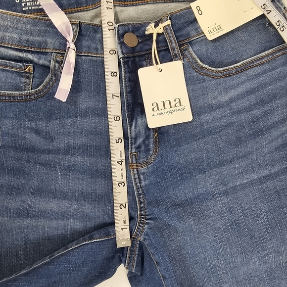 Ana Mid Rise Cut Off Bermuda Shorts - Picture 6 of 8